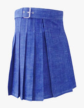 Men's Blue Denim Kilt - Scottish Kilt Jacket™ USA-UK